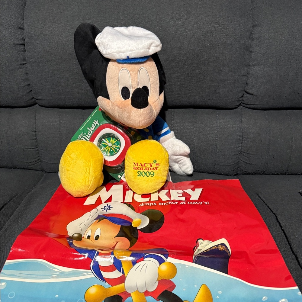 Macy’s Holiday Ambassador Plush - Mickey Mouse (Sailor) 2009
